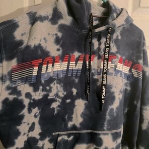 Tommy Hilfiger oversize tiedye hoodie size small